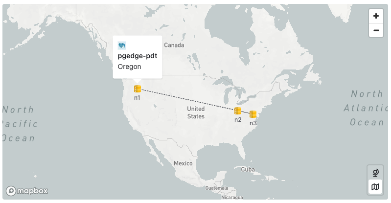 The cluster map